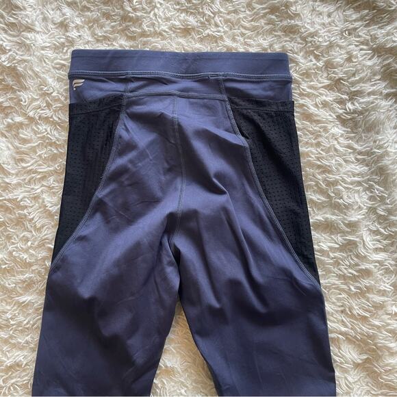Fabletics High-Waisted Motion365 Spin 7/8  Dark Grey Black Mesh Size XXS - Picture 8 of 8
